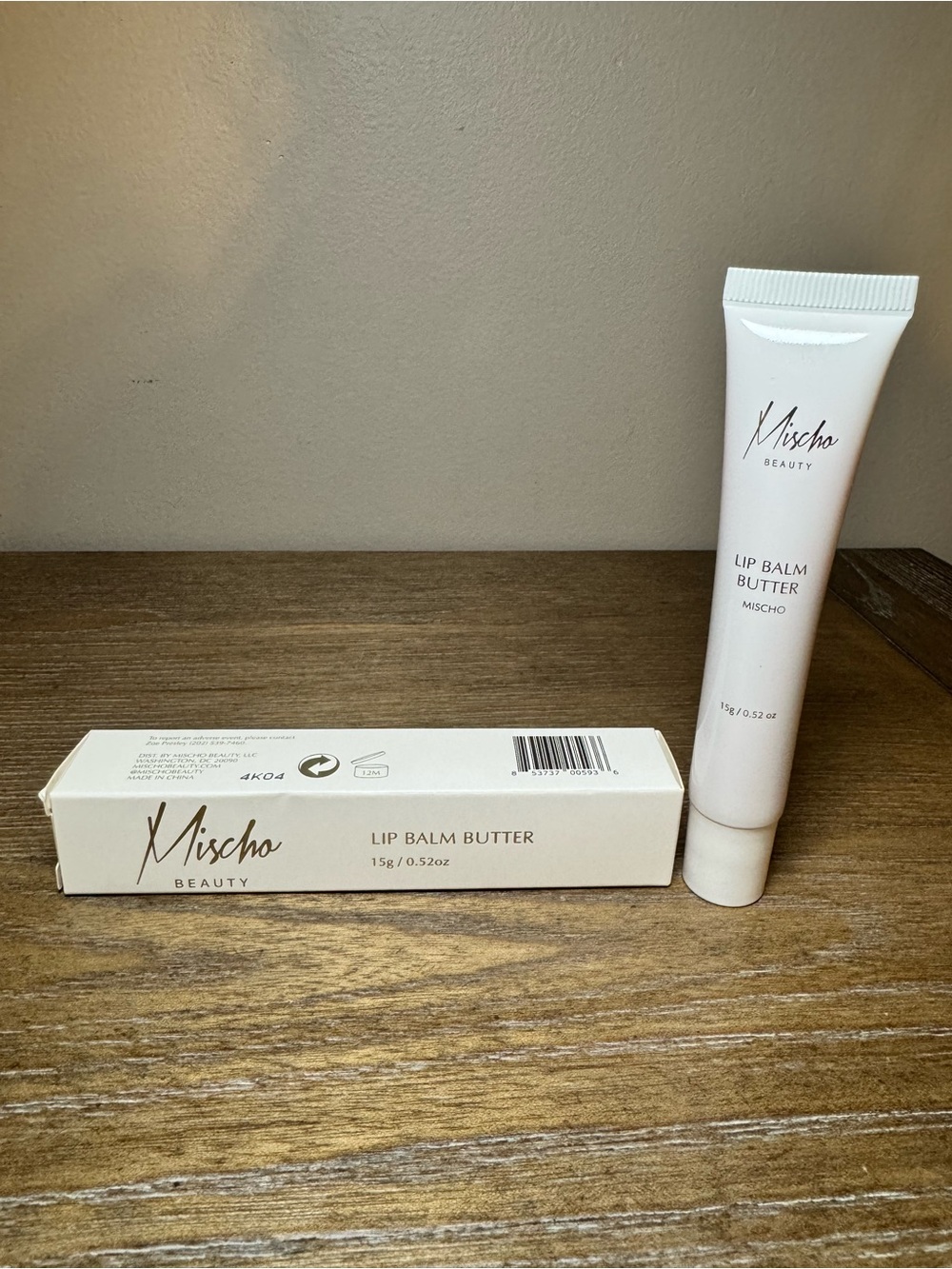 Mischo Beauty Lip Balm Butter in Cream - Hydrating Lip Care
